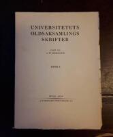 Universitetets oldsaksamlings skrifter. Bind I