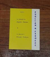 "ZIJO's" 700 phrase's in "English-Faroese" and List of Useful Words with Phonetic Pronunciation = 700 reglur &aacute; "F&oslash;roysk-Enskum" vi&eth; or&eth;al&aelig;ru &iacute; f&oslash;royskum stavum og urval av hentum or&eth;um