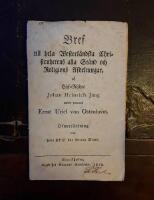 Bref till hela westerl&auml;ndska christenhetens alla st&aring;nd och religions afdelningar