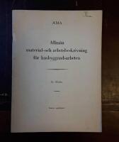Allm&auml;n material-och arbetsbeskrivning f&ouml;r husbyggnadsarbeten