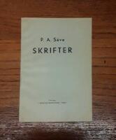 P. A. S&auml;ve: Skrifter