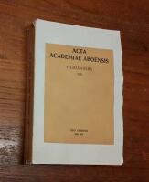 Acta academiae Aboensis. Humaniora XIX