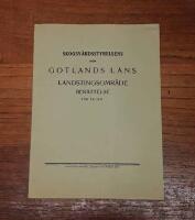 Skogsv&aring;rdsstyrelsens inom Gotlands l&auml;ns landstingsomr&aring;de ber&auml;ttelse f&ouml;r &aring;r 1937