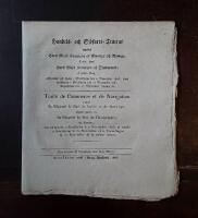 Handels- och sj&ouml;farts-tractat emellan hans maj:t konungen af Swerige och Norrige, &aring; ena, samt hans maj:t konungen af Dannemark, &aring; andra sidan, afhandlad och sluten i Stockholm den 2 november 1826, samt ratificerad i Stockholm den 30 november och i K&ouml;penhamn den 17 november samma &aring;r. : Trait&eacute; de commerce et de navigation entre sa majest&eacute; le roi de Su&egrave;de et de Norv&egrave;ge, d'une part, et sa majest&eacute; le roi de Dannemarc, de l'autre, fait et conclu &agrave; Stockholm le 2 novembre : 1826, et ratifi&eacute; &agrave; Stockholm le 30 novembre et &agrave; Copenhague le 17 novembre de la m&ecirc;me ann&eacute;e.