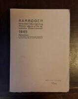 Aarb&oslash;ger for nordisk Oldkyndighed och Historie 1945
