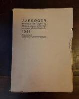 Aarb&oslash;ger for nordisk Oldkyndighed och Historie 1947