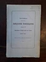 Anteckningar gjorda under en antiqvarisk forskningsresa sommaren 1871 i Egentliga Finland samt p&aring; &Aring;land