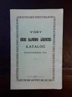 Visby h&ouml;gre allm&auml;nna l&auml;roverks katalog: H&ouml;stterminen 1927