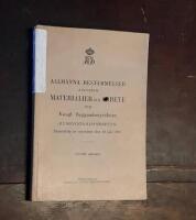 Allm&auml;nna best&auml;mmelser ang&aring;ende materialier och arbete vid Kungl. Byggnadsstyrelsens husbyggnadsarbeten: Fastst&auml;llda av styrelsen den 26 juli 1937