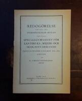 Redog&ouml;relse f&ouml;r det till folkh&ouml;gskolan Hvilan f&ouml;rlagda specialgymnasiet f&ouml;r lantbruks-, mejeri-och skogsstuderande tjugo&aring;ttonde l&auml;s&aring;ret 1958-1959