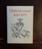 Kalender &ouml;ver ointroducerad adels f&ouml;rening 1975