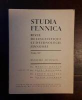 Studia fennica: Revue de linguistique et d&acute;Ethnologie finnoises XI