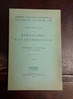 Beskrivning till kartbladet Katthammarsvik av Henr. Munthe, J. Ernhold Hede och Lennart von Post