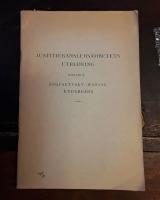 Justitiekansler&auml;mbetets utredning r&ouml;rande &Aring;ngfartyget Hansas underg&aring;ng