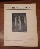 Tidskrift f&ouml;r Hembygdsv&aring;rd No 2 1934