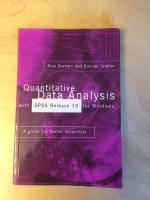 Quantative Data Analysis: A Guide for Social Scientists