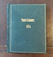 Vinterblommor. 1864. Toilett-kalender f&ouml;r damer
