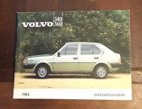 Volvo 340/360 1983 Instruktionsbok