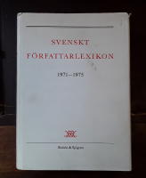 Svenskt f&ouml;rfattarlexikon 1971-1975: Biobibliografisk handbok till Sveriges moderna litteratur