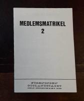 Medlemsmatrikel 2