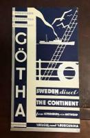 Regular Weekly Passengerservice Gothenburg-Antwerp and vice versa by the comfortable Steamers "Belgia" and "Burgundia"