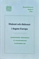 Diakoni och diakonat i dagens Europa