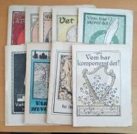 8 st Allers små handböcker 1925