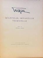 Eugne M&aring;lningar. akvareller. teckningar