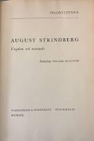 August Strindberg Ungdom och manna&aring;r. &Ouml;gonvittnen