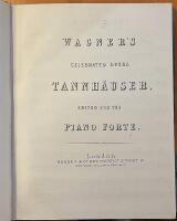 Wagner' celebrated opera Tannh&auml;user &ndash; pianonoter