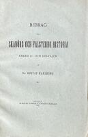 Bidrag till Skan&ouml;rs och Falsterbo historia under 17- och 1800-talen