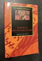 The Cambridge Companion to Biblical Interpretation