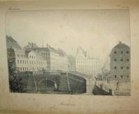 Stockholm framst&auml;ldt i teckningar. Tjugufyra litografier med text af G. H. Mellin