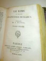 Le Rime di Messer, Tomo I-III