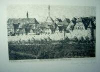 Rothenburg ob der Tauber: 12 etsningar