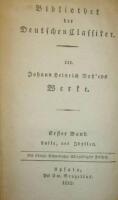 Luise. Ein l&auml;ndliches Gedicht in drei Idyllen. Vollendete Ausgabe