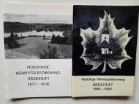 " Huddinge &Aring;rsskrifter   1977-1978  och  1981-1982  - 