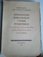 Stockholms borgerskap under Sturetiden 