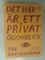 Det h&auml;r &auml;r ett privat &ouml;gonblick  - tre samtidsdramer