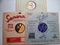 Svensk Schlager - 3 78-varvare med pappfodral