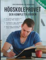 H&ouml;gskoleprovet : den kompletta guiden