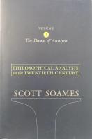 Philosophical analysis in the twentieth century