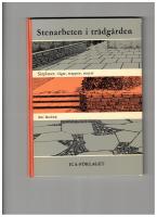 Stenarbeten i tr&auml;dg&aring;rden