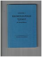 L&auml;robok i kriminalpolistj&auml;nst f&ouml;r konstapelsklassen