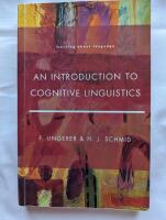 An introduction to cognitive linguistics