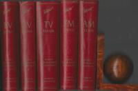 TEKNO`s RADIOTEKNIKERNS HANDBOK, AM-teknik, FM-teknik, TV-teknik (2 st) + TV-supplement (totalt 5 st. b&ouml;cker) 