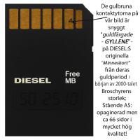 DIESEL - MODEREKLAM - Broschyr  "MINNESKORT - DIESEL Free MB" - Diesel Fall Winter 2007 -