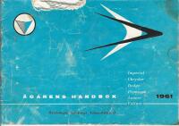 Imperial, Chrysler, Dodge, Plymouth, Lancer, Valiant, &Auml;garens handbok, Instruktionsbok