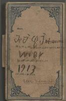 UNIKT ORIGINALMANUSKRIPT: HANDSKRIVNA VISOR OCH DIKTER FR&Aring;N 1910-TALET (A5)