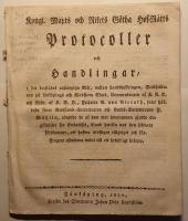 Kongl. Maj:ts och Rikets G&ouml;tha Hof-R&auml;tts Protocoller och Handlingar, i det derst&auml;des anh&auml;ngiga M&aring;l, mellan ... C. von Nieroth, samt h&auml;ktade ... F. W&aring;hlin, r&ouml;rande de af dem mot hwarannan gjorde angifwelser f&ouml;r Embetsfel, bland hwilka mot den sednare f&ouml;rekommer, att hafwa olofligen tillgripit och f&ouml;rskingrat allm&auml;nna medel till ett betydligt belopp.